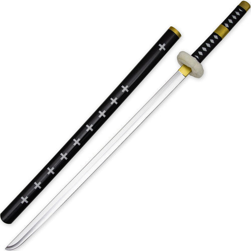 Armory Replicas - Polyurethane Foam Demon Slayer Sword 39.5 inch - Law Trafalgar Pirate Anime Kikoku Replica Odachi - Cosplay Cosplay LARP Prop Foam Katana Sword w/ 10 MM Fiberglass Core