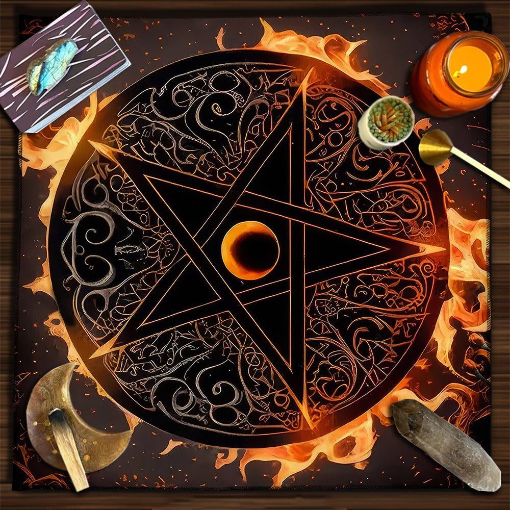 Geometric Tarot Tablecloth