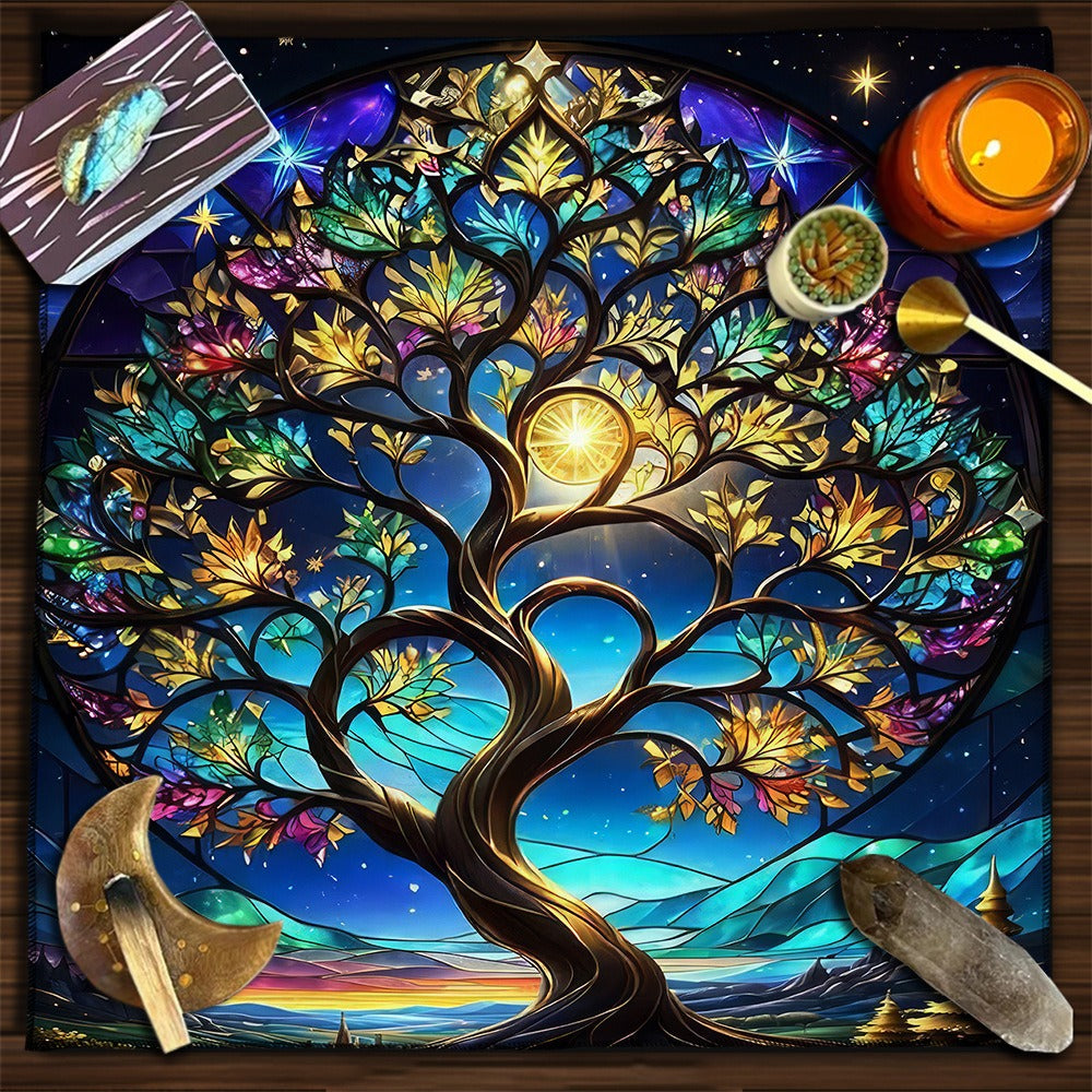 Geometric Tarot Tablecloth