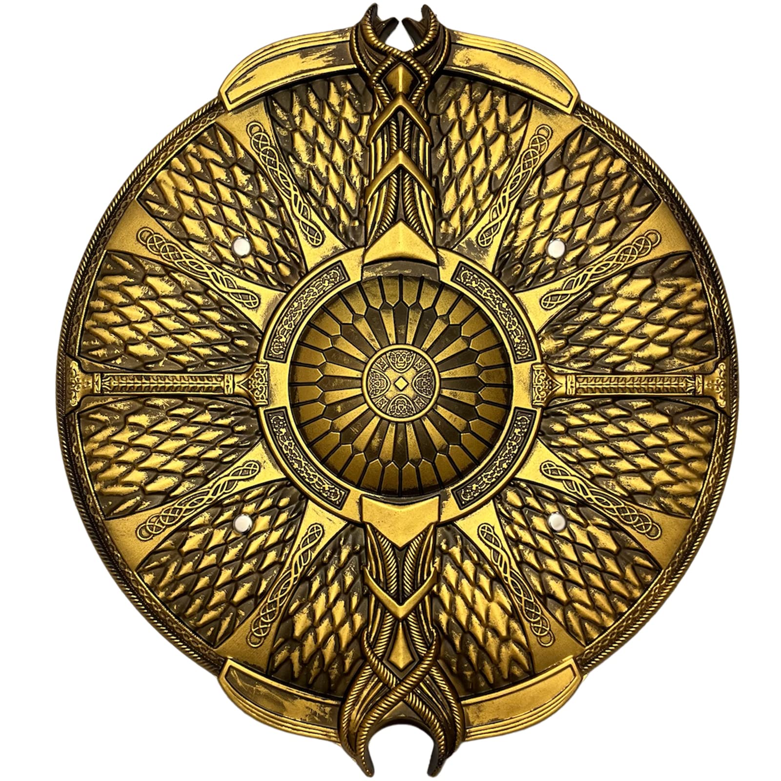 Fantasy Medieval God War Guardian Kratos Foam Shield for Video Game Cosplay Costume Prop LARP Collection Gift