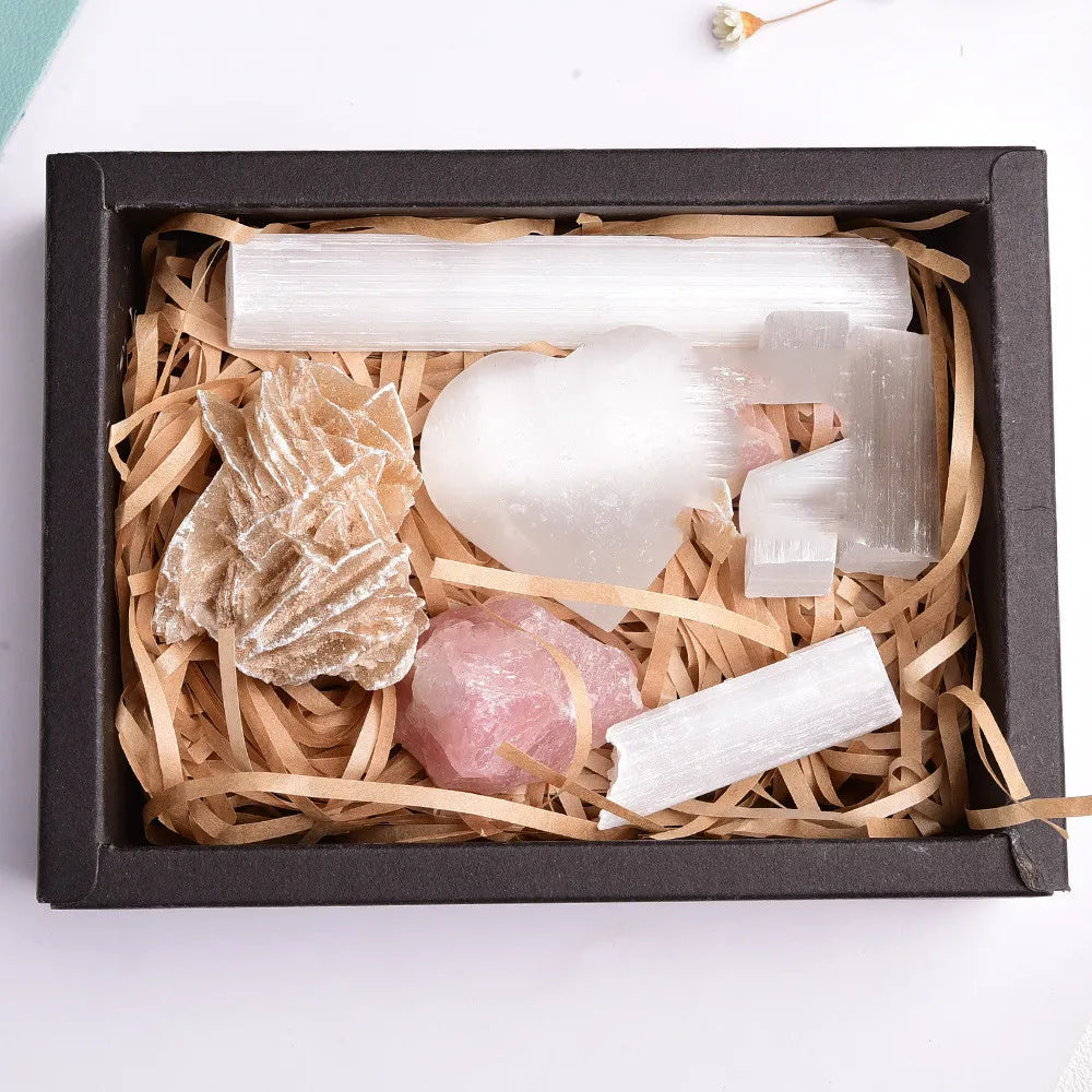 Amethyst Crystal Healing Gift Box