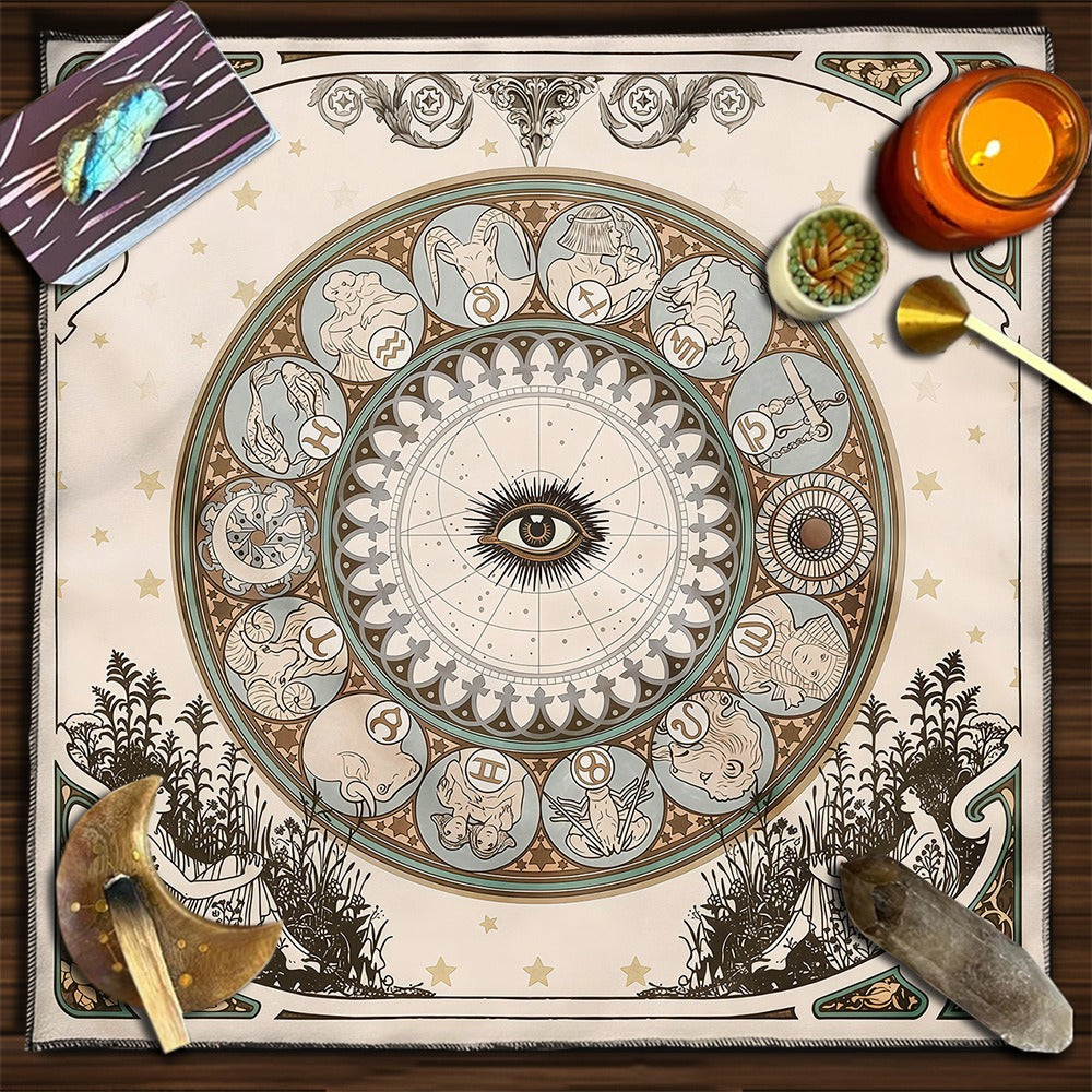 Geometric Tarot Tablecloth