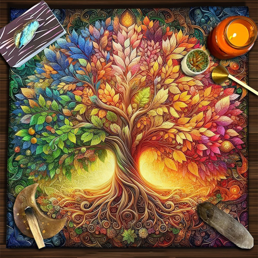 Geometric Tarot Tablecloth