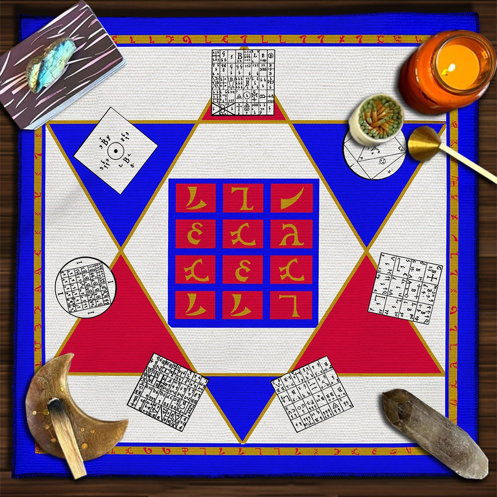 Geometric Tarot Tablecloth