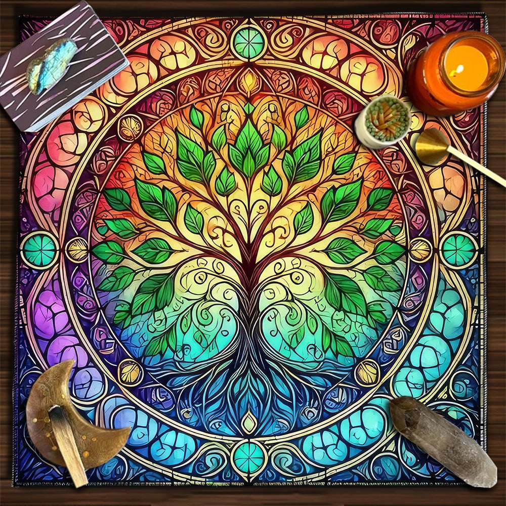 Geometric Tarot Tablecloth