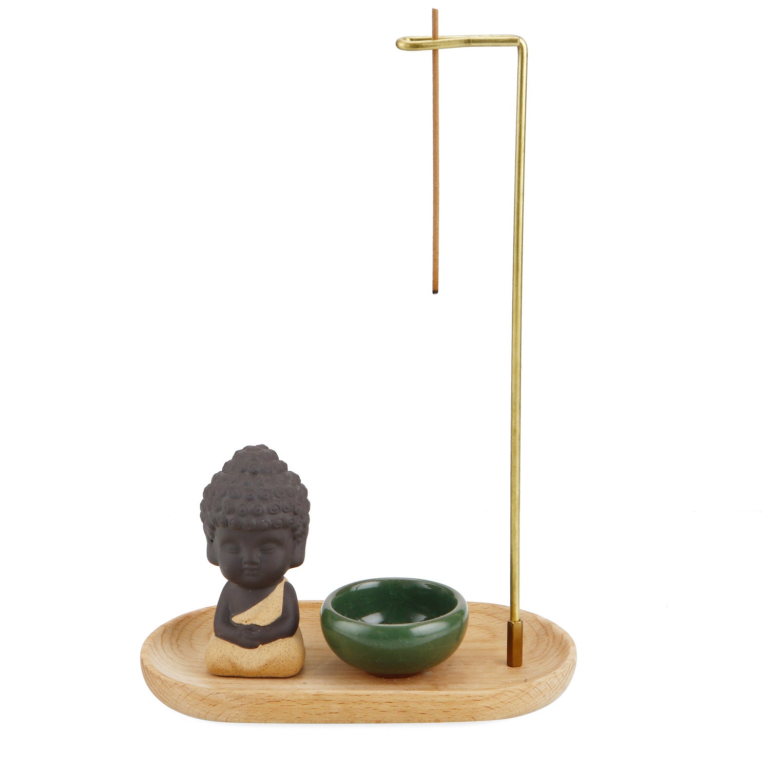 Ceramic Incense Burner Set with Zen Aesthetic (3 Pieces)