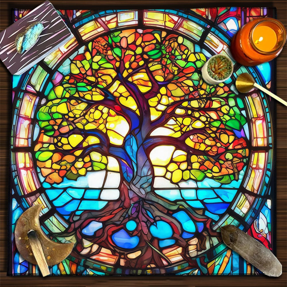 Geometric Tarot Tablecloth